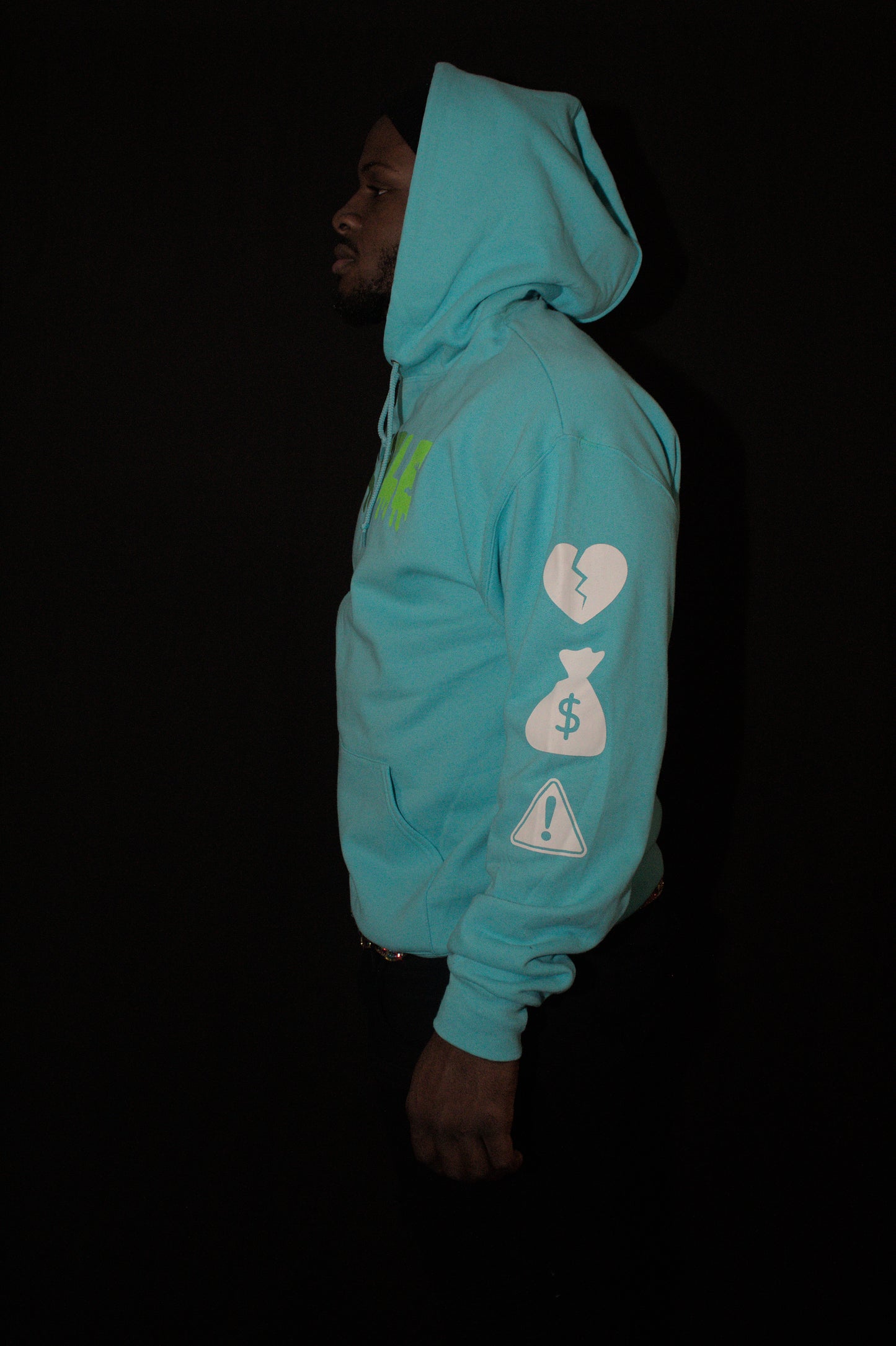 Turquoise "Gaffle" Hoodie