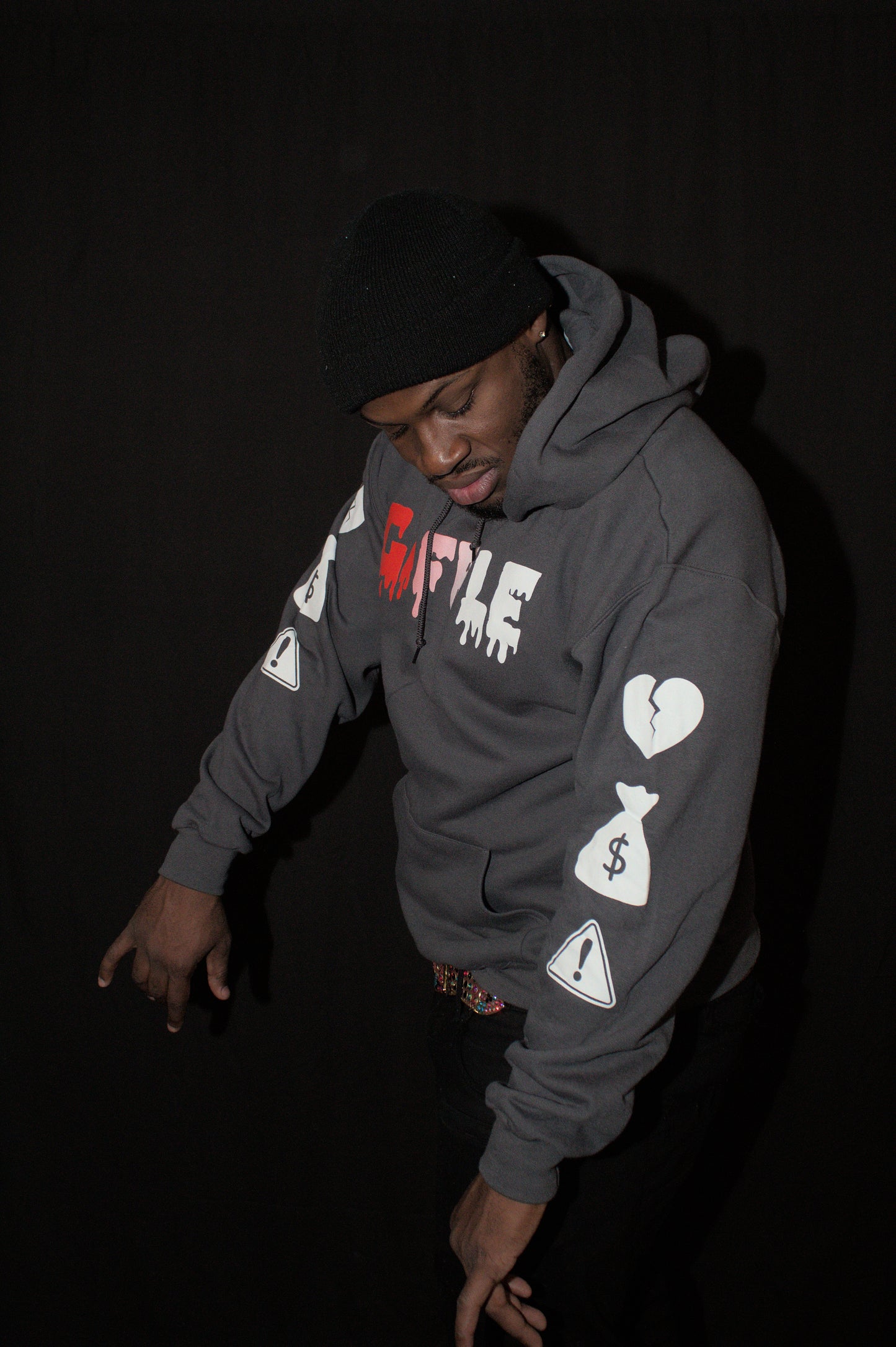 Grey "Gaffle" Hoodie