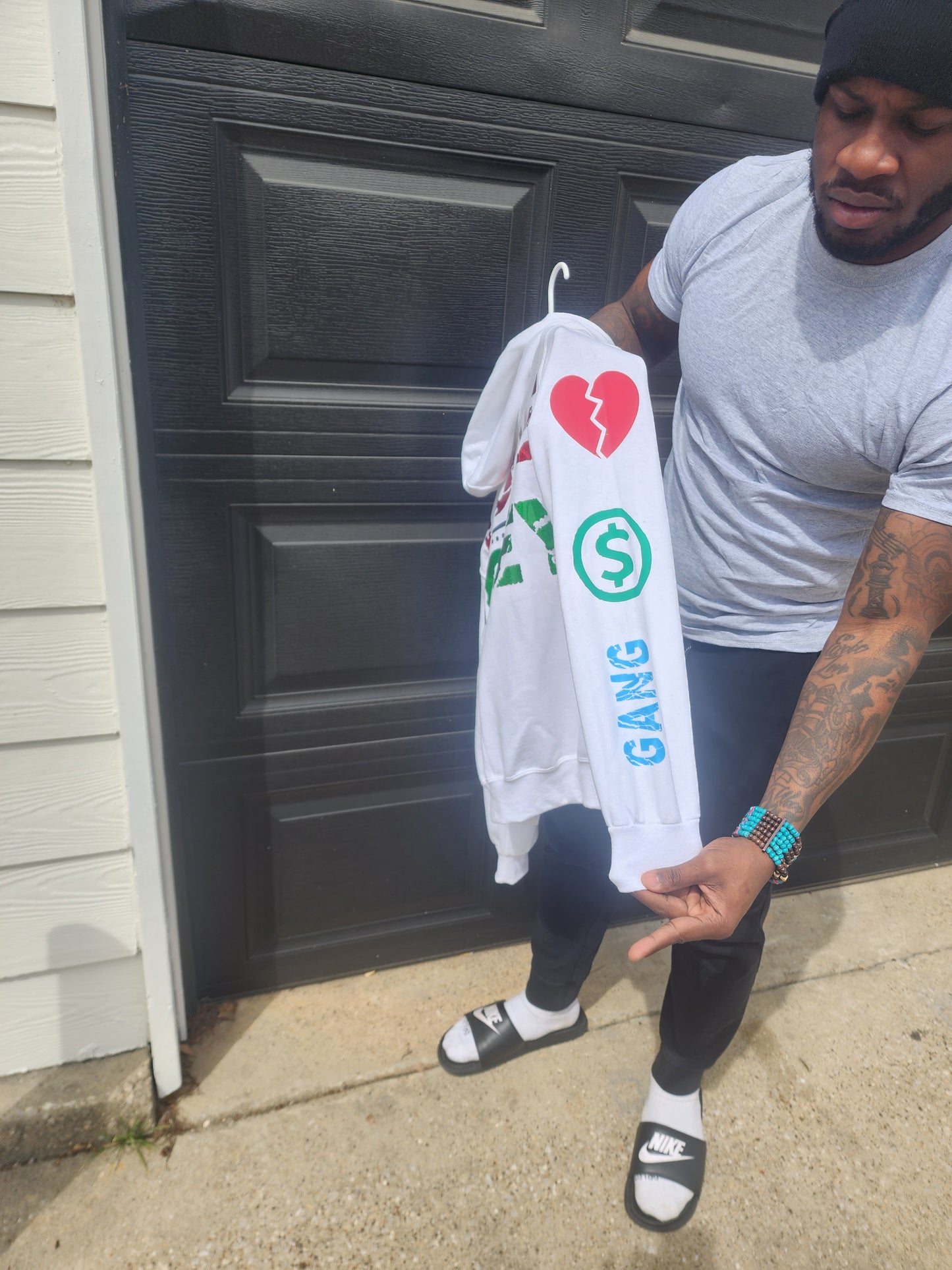 Love Over Money Gaffle hoodie. 1 of 1 small.