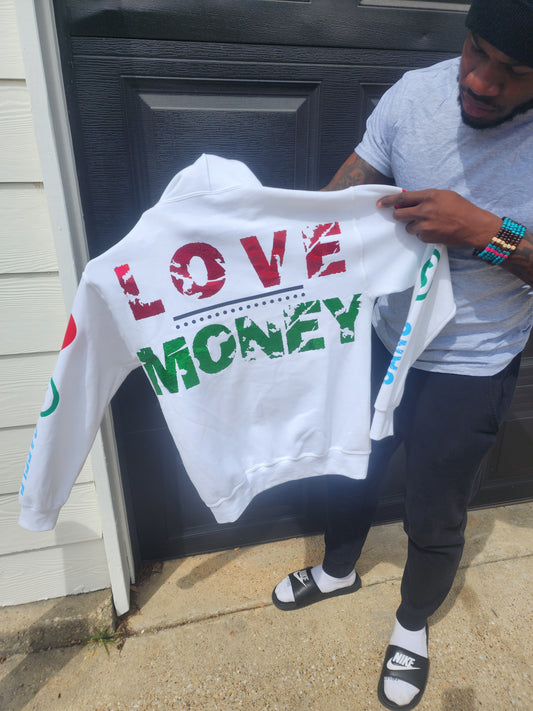Love Over Money Gaffle hoodie. 1 of 1 small.