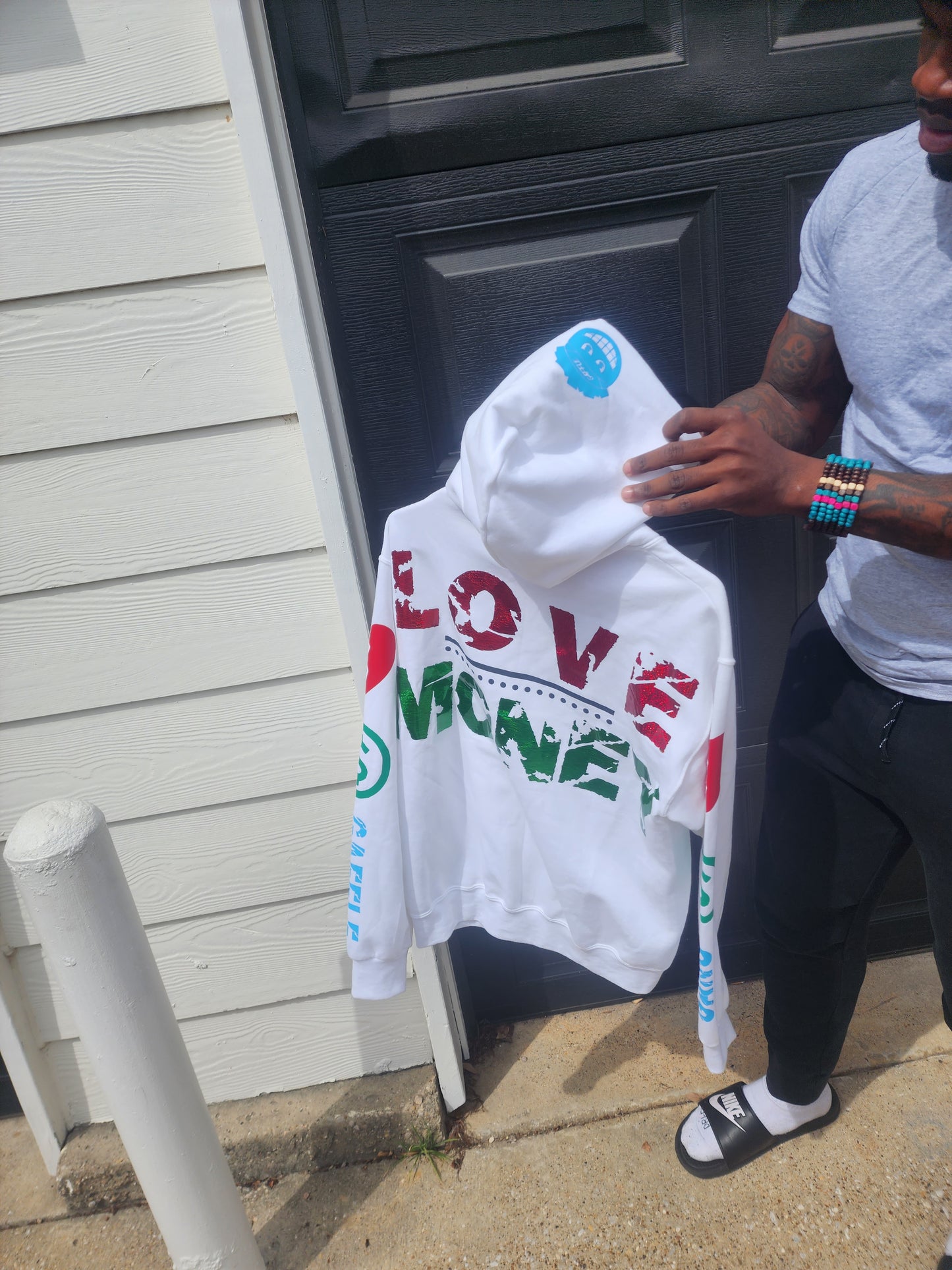 Love Over Money Gaffle hoodie. 1 of 1 small.