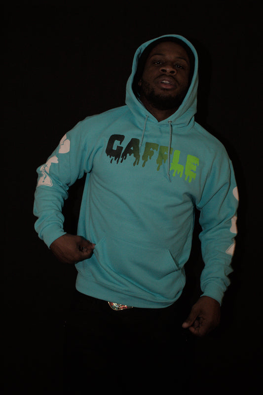 Turquoise "Gaffle" Hoodie