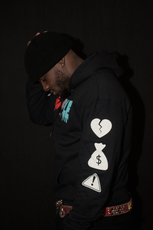 Black "Gaffle" Hoodie